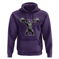 Funny Gym Bigfoot Hoodie Weightlifting Workout