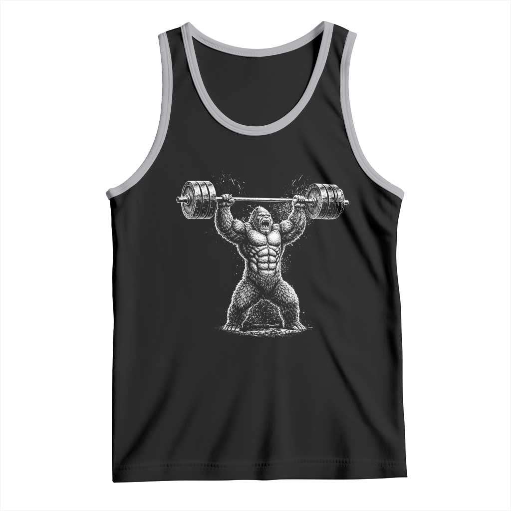 Funny Gym Bigfoot Tank Top Weightlifting Workout