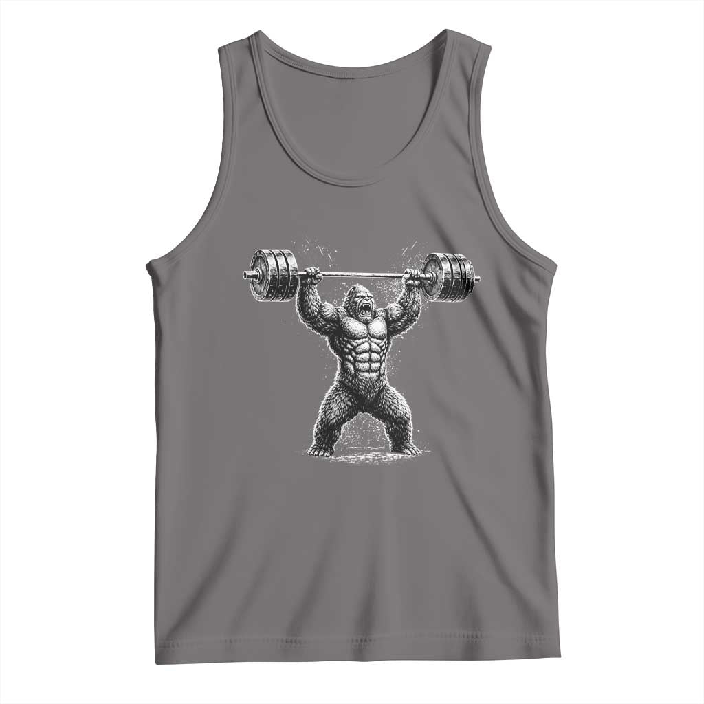 Funny Gym Bigfoot Tank Top Weightlifting Workout