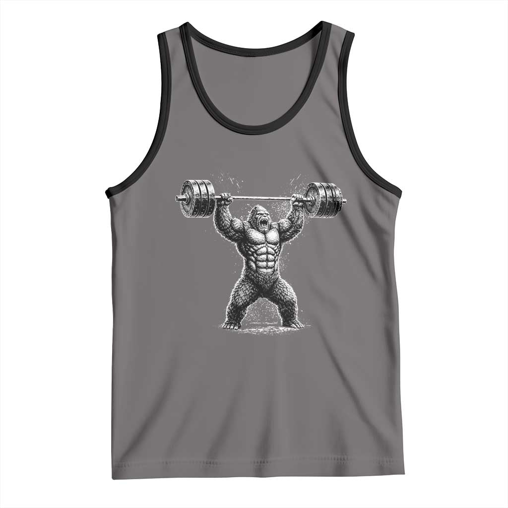Funny Gym Bigfoot Tank Top Weightlifting Workout
