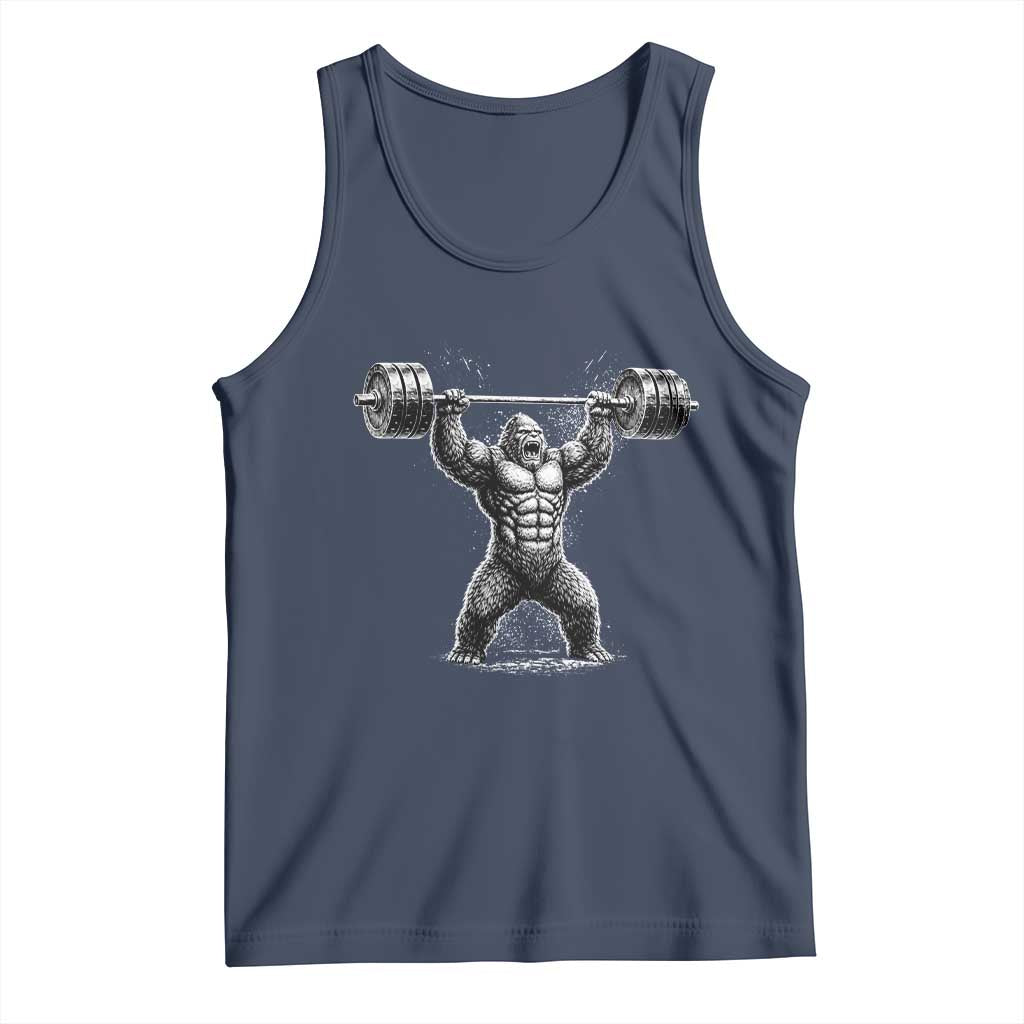 Funny Gym Bigfoot Tank Top Weightlifting Workout