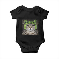 Watermelon Cat Silly Cat Meme Baby Onesie