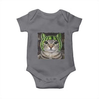 Watermelon Cat Silly Cat Meme Baby Onesie