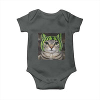 Watermelon Cat Silly Cat Meme Baby Onesie