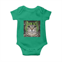 Watermelon Cat Silly Cat Meme Baby Onesie