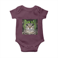 Watermelon Cat Silly Cat Meme Baby Onesie