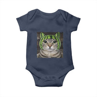 Watermelon Cat Silly Cat Meme Baby Onesie