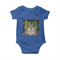 Watermelon Cat Silly Cat Meme Baby Onesie