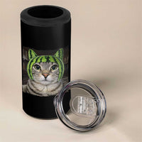Watermelon Cat Silly Cat Meme 4 in 1 Can Cooler Tumbler