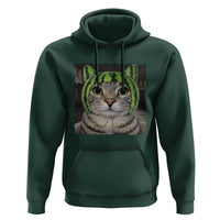 Watermelon Cat Silly Cat Meme Hoodie