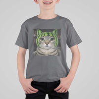 Watermelon Cat Silly Cat Meme T Shirt For Kid