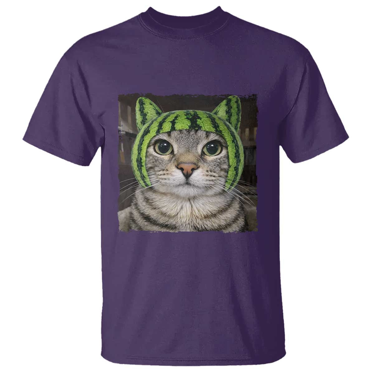 Watermelon Cat Silly Cat Meme T Shirt
