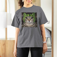Watermelon Cat Silly Cat Meme T Shirt For Women