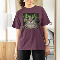 Watermelon Cat Silly Cat Meme T Shirt For Women