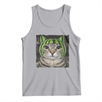 Watermelon Cat Silly Cat Meme Tank Top