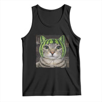Watermelon Cat Silly Cat Meme Tank Top