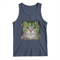 Watermelon Cat Silly Cat Meme Tank Top