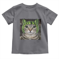 Watermelon Cat Silly Cat Meme Toddler T Shirt