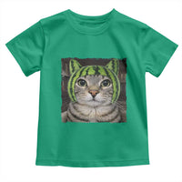 Watermelon Cat Silly Cat Meme Toddler T Shirt