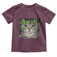 Watermelon Cat Silly Cat Meme Toddler T Shirt