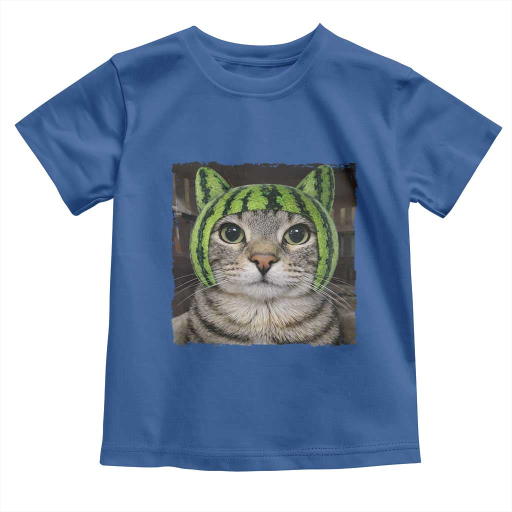 Watermelon Cat Silly Cat Meme Toddler T Shirt