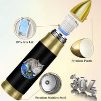 Earth Cat Silly Cat Meme Bullet Tumbler