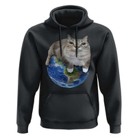 Earth Cat Silly Cat Meme Hoodie