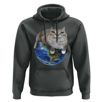 Earth Cat Silly Cat Meme Hoodie