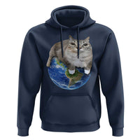 Earth Cat Silly Cat Meme Hoodie