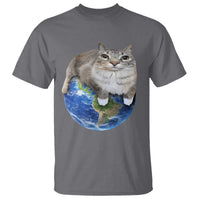 Earth Cat Silly Cat Meme T Shirt