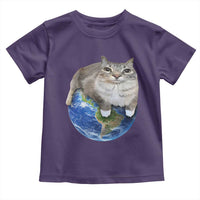Earth Cat Silly Cat Meme Toddler T Shirt