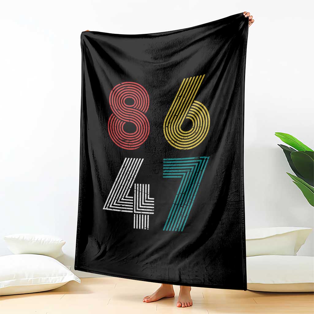 Retro 8647 Throw Blanket Classic Retro Vintage 80s Subtle FDT - Wonder Print Shop