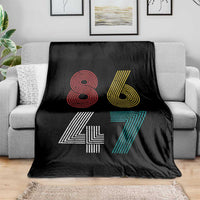 Retro 8647 Throw Blanket Classic Retro Vintage 80s Subtle FDT - Wonder Print Shop
