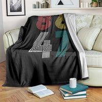 Retro 8647 Throw Blanket Classic Retro Vintage 80s Subtle FDT - Wonder Print Shop