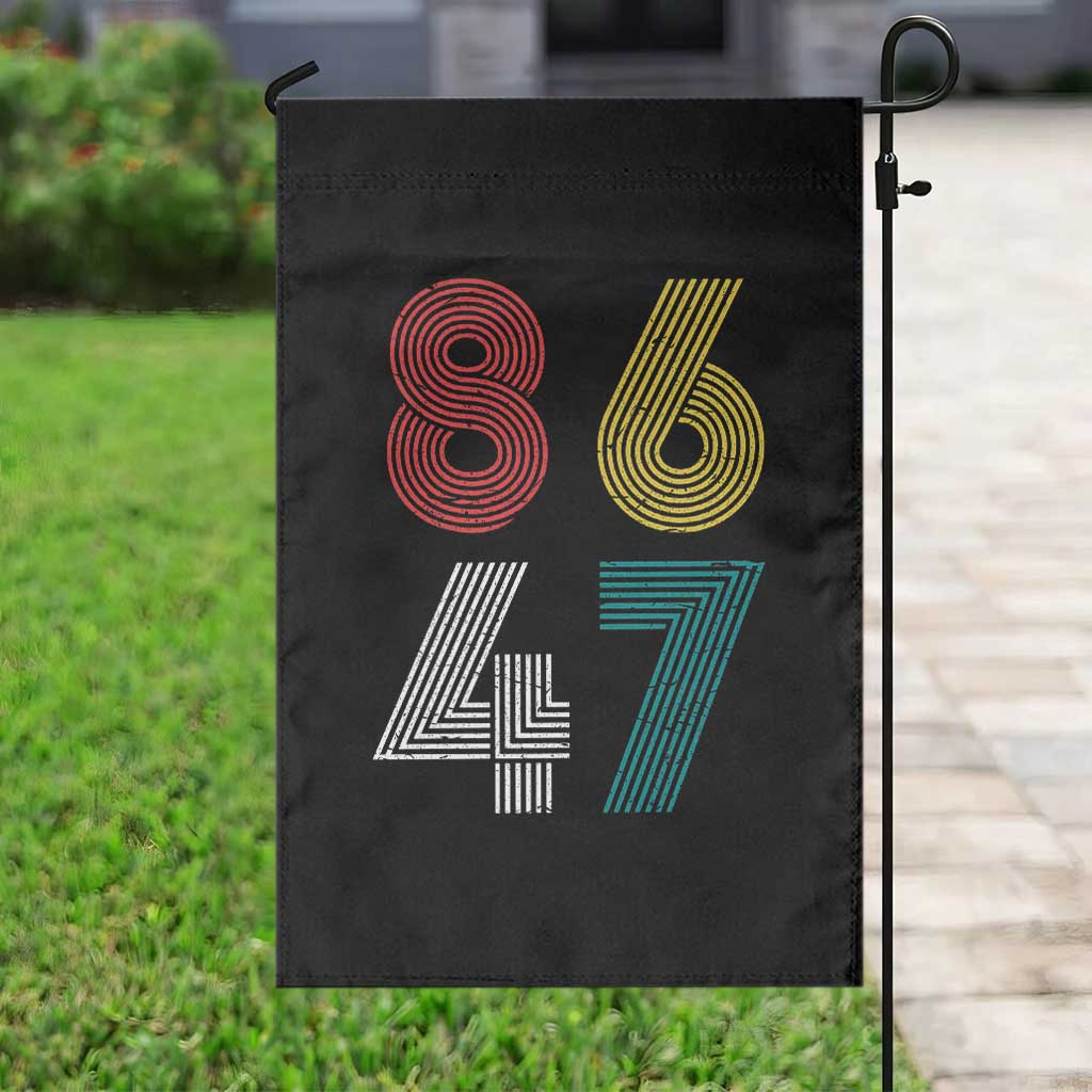 Retro 8647 Garden Flag Classic Retro Vintage 80s Subtle FDT - Wonder Print Shop