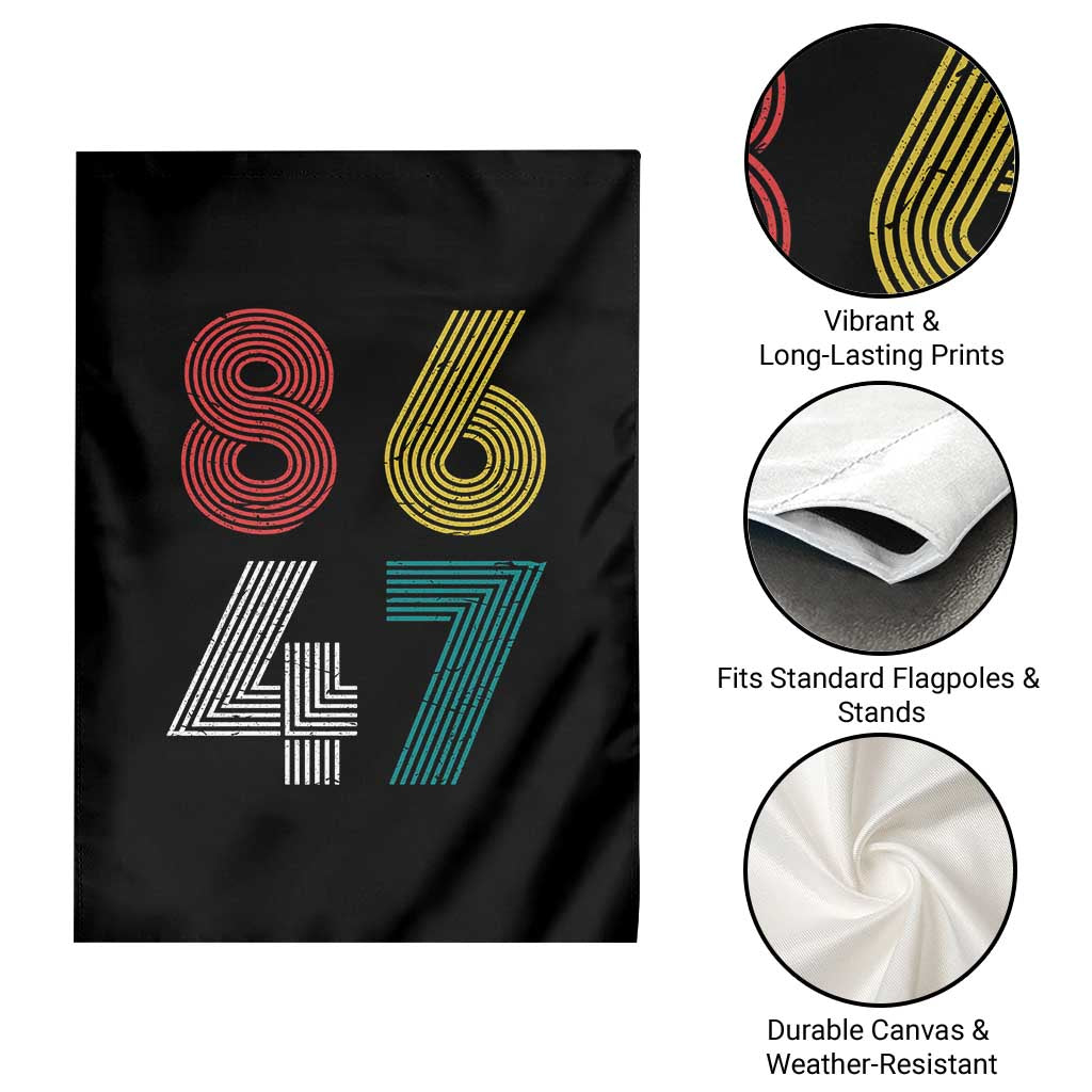 Retro 8647 Garden Flag Classic Retro Vintage 80s Subtle FDT - Wonder Print Shop