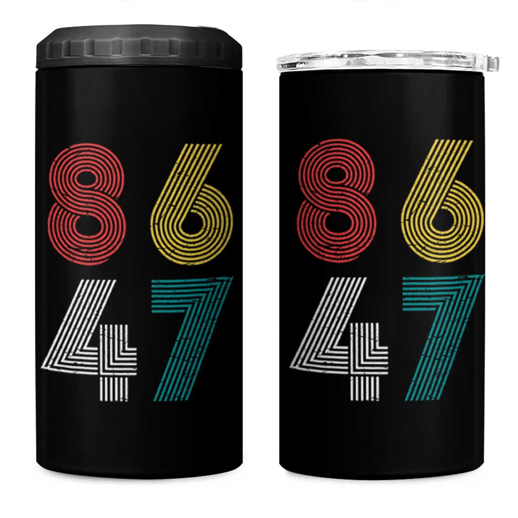 Retro 8647 4 in 1 Can Cooler Tumbler Classic Retro Vintage 80s Subtle FDT - Wonder Print Shop