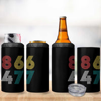 Retro 8647 4 in 1 Can Cooler Tumbler Classic Retro Vintage 80s Subtle FDT - Wonder Print Shop