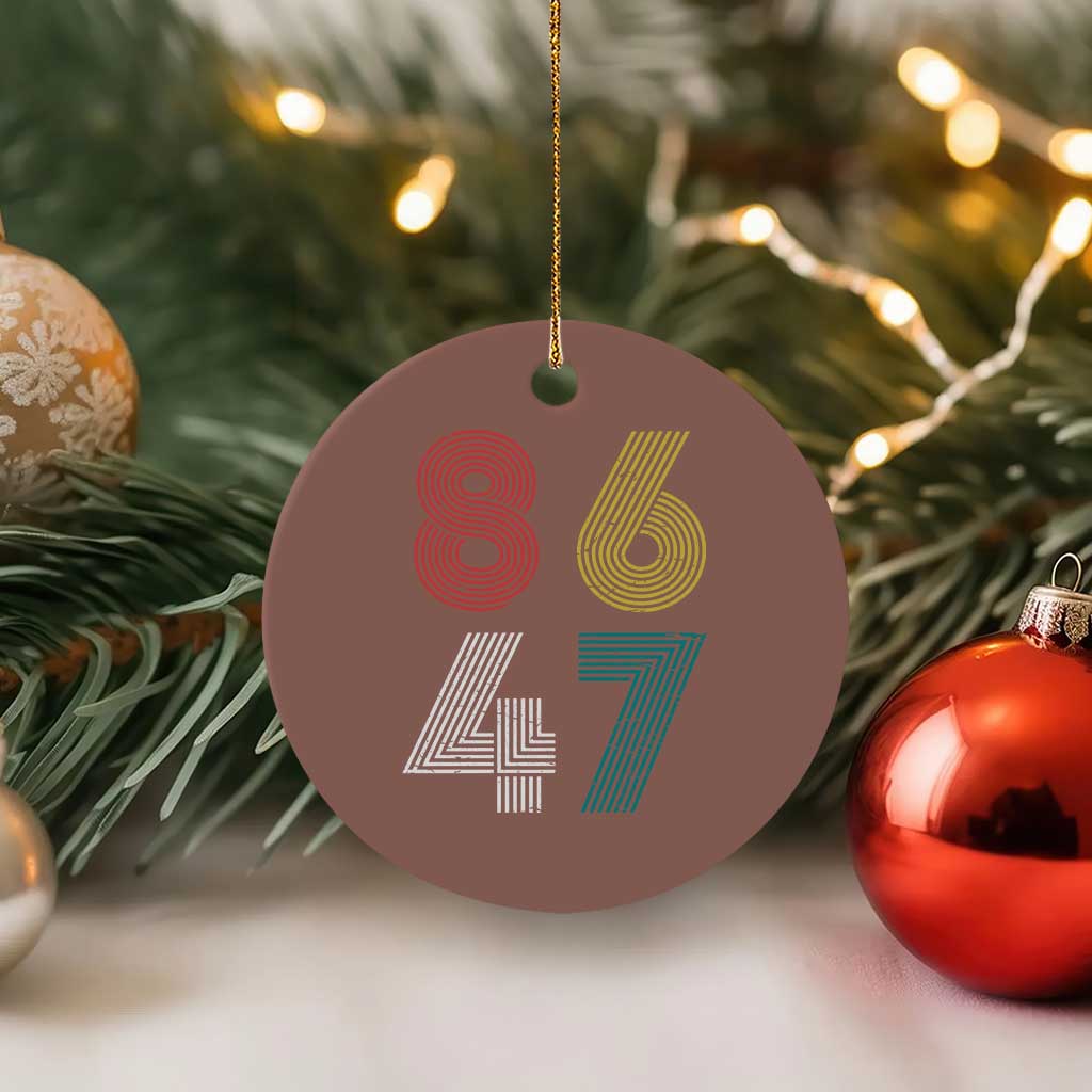 Retro 8647 Ceramic Ornament Classic Retro Vintage 80s Subtle FDT - Wonder Print Shop