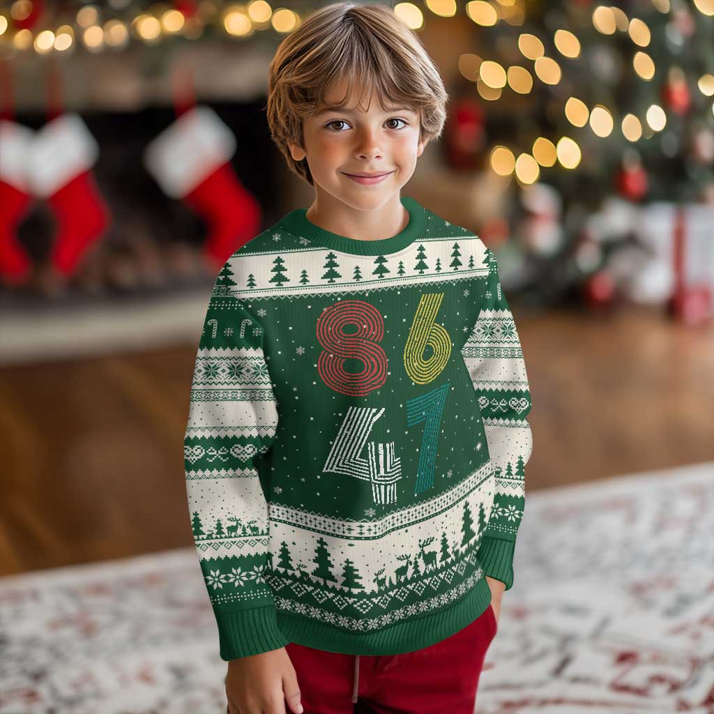 Retro 8647 Ugly Christmas Sweater Classic Retro Vintage 80s Subtle FDT - Wonder Print Shop
