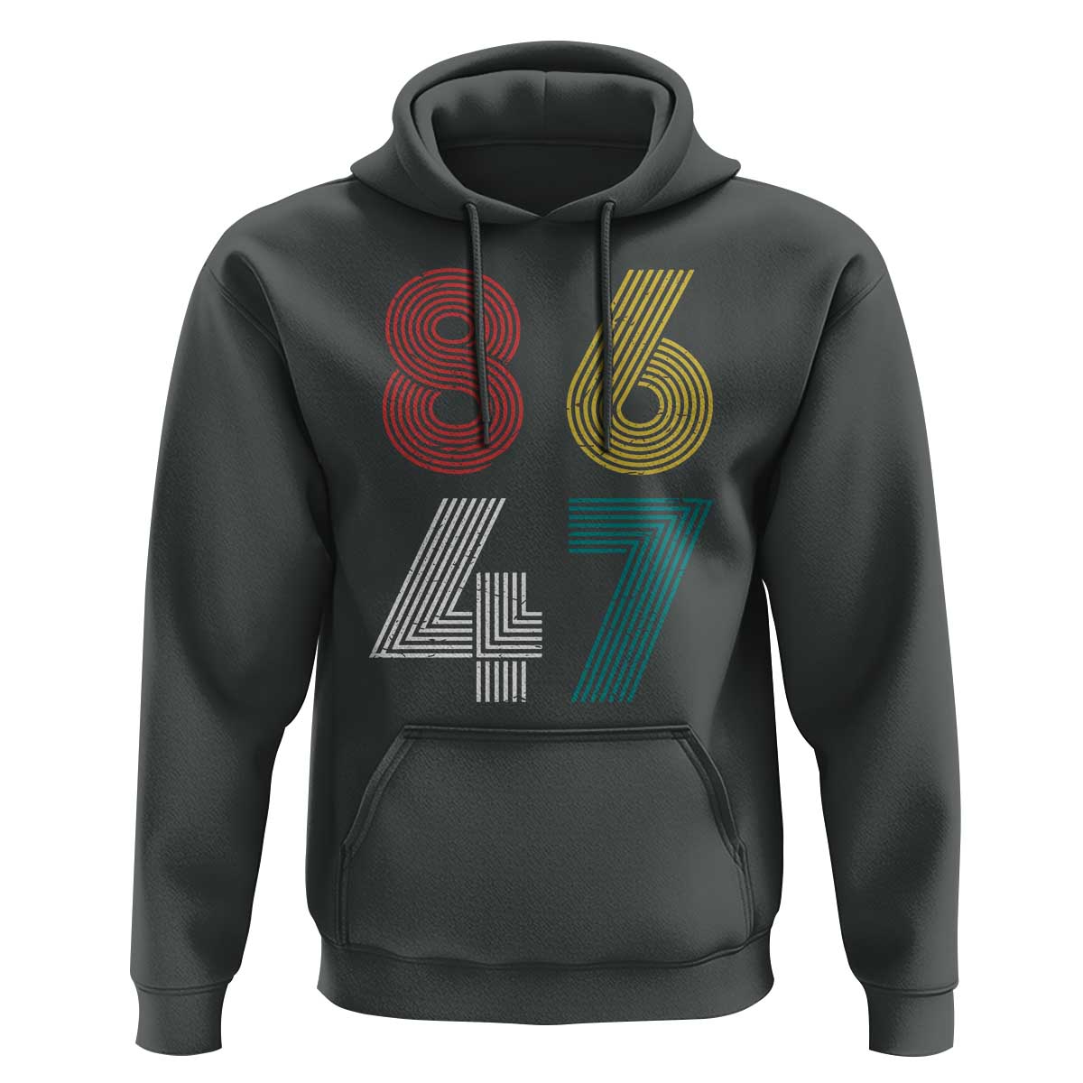 Retro 8647 Hoodie Classic Retro Vintage 80s Subtle FDT - Wonder Print Shop