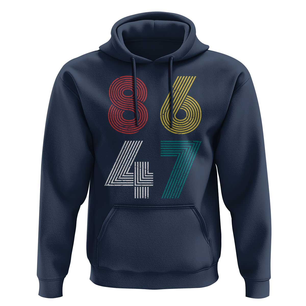 Retro 8647 Hoodie Classic Retro Vintage 80s Subtle FDT - Wonder Print Shop