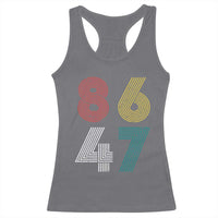 Retro 8647 Racerback Tank Top Classic Retro Vintage 80s Subtle FDT - Wonder Print Shop