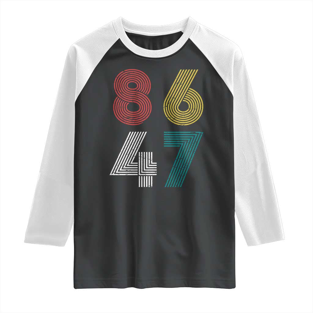 Retro 8647 Raglan Shirt Classic Retro Vintage 80s Subtle FDT - Wonder Print Shop