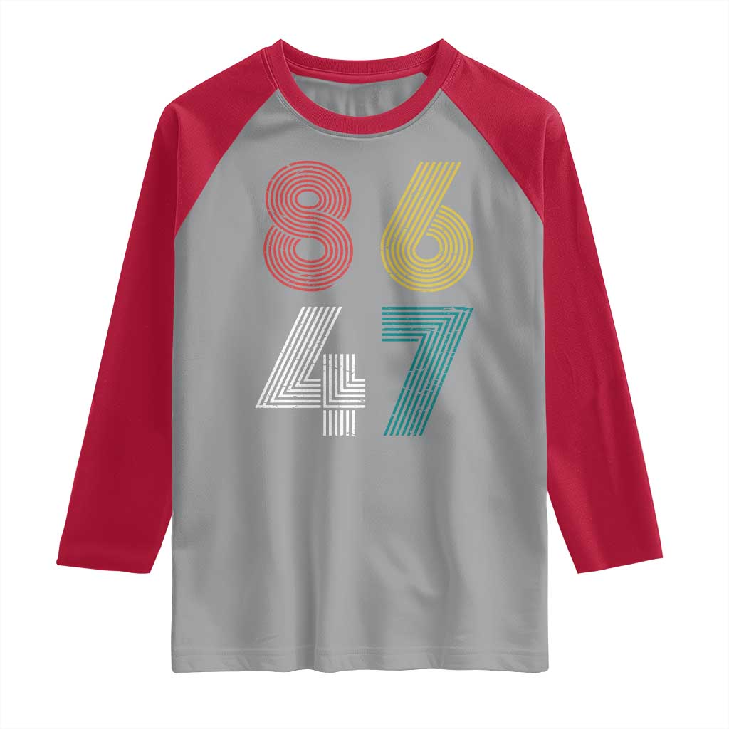 Retro 8647 Raglan Shirt Classic Retro Vintage 80s Subtle FDT - Wonder Print Shop
