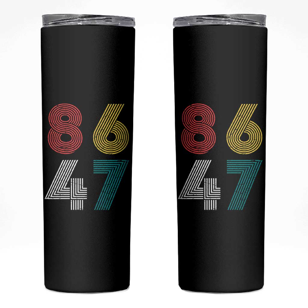 Retro 8647 Skinny Tumbler Classic Retro Vintage 80s Subtle FDT - Wonder Print Shop