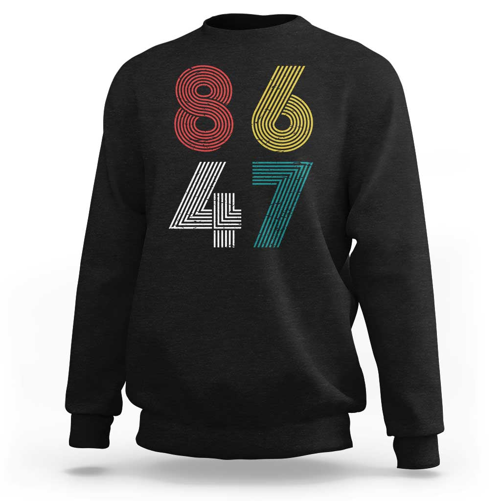 Retro 8647 Sweatshirt Classic Retro Vintage 80s Subtle FDT - Wonder Print Shop