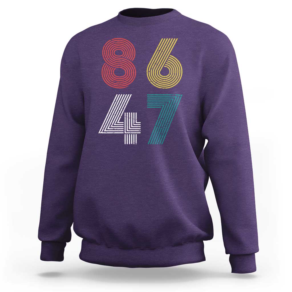 Retro 8647 Sweatshirt Classic Retro Vintage 80s Subtle FDT - Wonder Print Shop