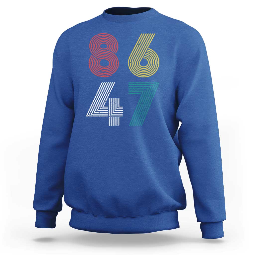 Retro 8647 Sweatshirt Classic Retro Vintage 80s Subtle FDT - Wonder Print Shop