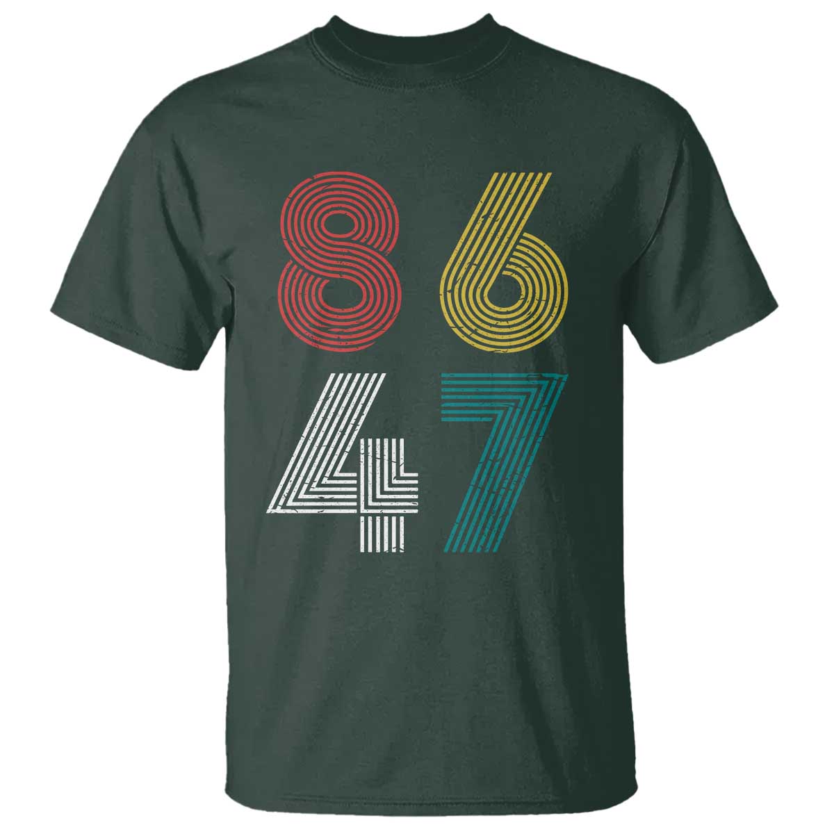 Retro 8647 T Shirt Classic Retro Vintage 80s Subtle FDT - Wonder Print Shop